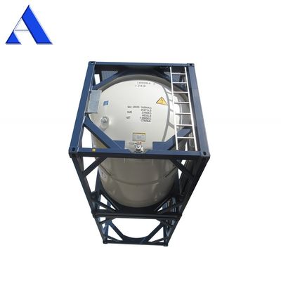 T11 10ft ISO Tanque Container para água ou combustível 316L aço inoxidável UN portátil 10CBM 10000L SPA-H Material do quadro