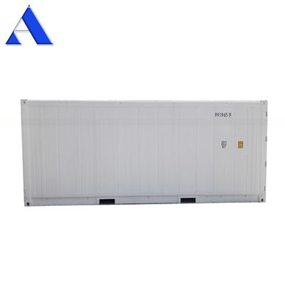 20ft Reefer Container Thermo King Refrigerated Cooler com dimensões externas 606 * 244 * 259mm e 32CBM Capacidade