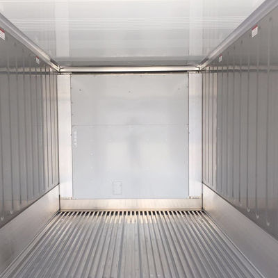 20ft Reefer Container Thermo King Refrigerated Cooler com dimensões externas 606 * 244 * 259mm e 32CBM Capacidade