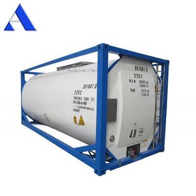 316L/SAN50028-7/WNr 1.4402/1.4404 Material 25000 litros SS316L recipiente e concha UN T11 20ft Tanque de etanol ISO