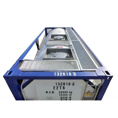 316L/SAN50028-7/WNr 1.4402/1.4404 Material 25000 litros SS316L recipiente e concha UN T11 20ft Tanque de etanol ISO