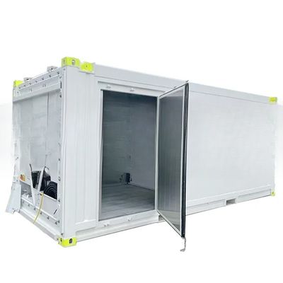 20ft DNV 2.7-1 Container de refrigeração offshore de temperatura dupla congelado fresco 2 quartos Circuito principal 3 fase competitiva