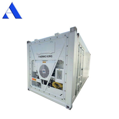 20ft DNV 2.7-1 Container de refrigeração offshore de temperatura dupla congelado fresco 2 quartos Circuito principal 3 fase competitiva