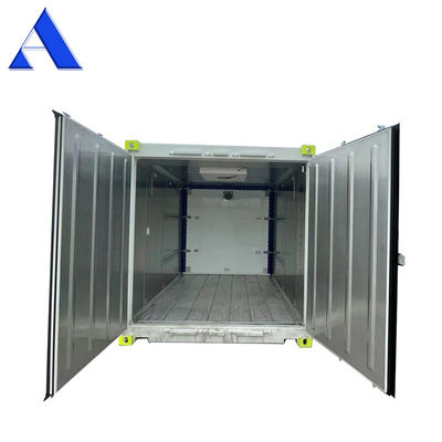 20ft DNV 2.7-1 Container de refrigeração offshore de temperatura dupla congelado fresco 2 quartos Circuito principal 3 fase competitiva
