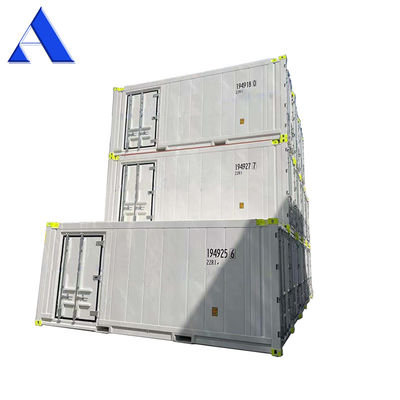 20ft DNV 2.7-1 Container de refrigeração offshore de temperatura dupla congelado fresco 2 quartos Circuito principal 3 fase competitiva