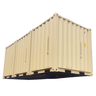 6.5ft Tricon portable Storage Mini Box 6ft x 8ft Corten Steel Container para armazenamento ou transporte