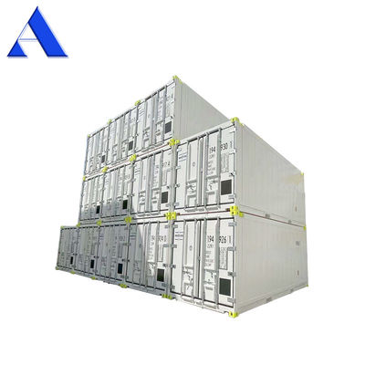 20ft DNV 2.7-1 Container de refrigeração offshore de temperatura dupla congelado fresco 2 quartos Circuito principal 3 fase competitiva