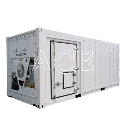 Container refrigerado marinho ISO 20ft de duas temperaturas, de alumínio certificado ISO, congeladores profundos com aço corten