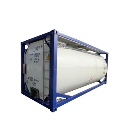 IMDG T4 Material de aço padrão 20ft ISO Tanque de combustível Container 26000L Capacidade para transporte seguro de diesel e gasolina