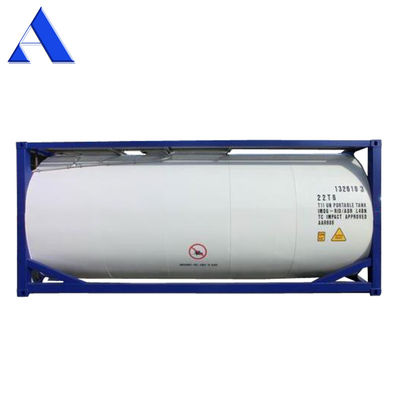 IMDG T4 Material de aço padrão 20ft ISO Tanque de combustível Container 26000L Capacidade para transporte seguro de diesel e gasolina