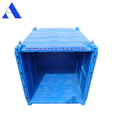 10ft DNV 2.7-1 Container seco de topo aberto padrão com cobertura de lona Container offshore de aço certificado pela BV e CSC