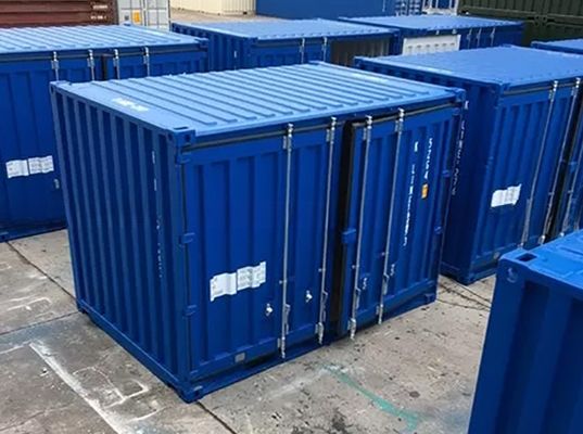 12ft 3.6m Dry Cargo Storage Shipping Container com Side Door Opening e BV CSC Certification Made of Corten Steel