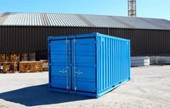 Container de transporte de veículos de passageiros de 15 pés de comprimento, de peso seco, de dimensões externas 4550 x 2200 x 2260 mm, carga útil máxima 5000 kg