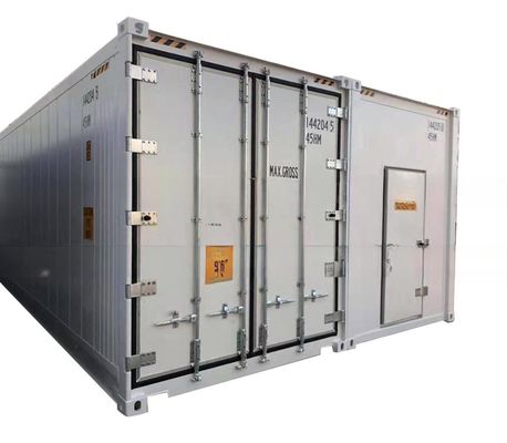 20ft 40ft Refrigerador móvel Container de armazenamento de sala de frio -30 a 30oC Temperatura interna