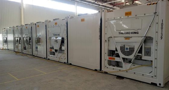 20ft 40ft Refrigerador móvel Container de armazenamento de sala de frio -30 a 30oC Temperatura interna