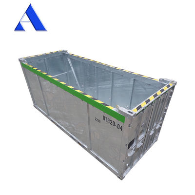 Corten-A 20ft DNV 2.7-1 Container offshore de carga seca de topo aberto padrão com certificado BV DNV Capacidade 31cbm