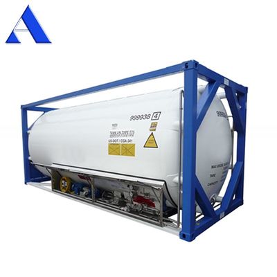Container de transporte de 20 toneladas de 20 pés de comprimento para transporte de gás natural liquefeito criogênico