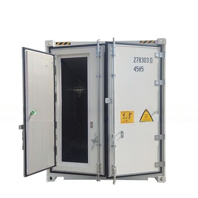 Função Stroage Porta giratória traseira dupla 40ft espuma de PU isolado Reefer corpo refrigerado transporte isolado contêiner