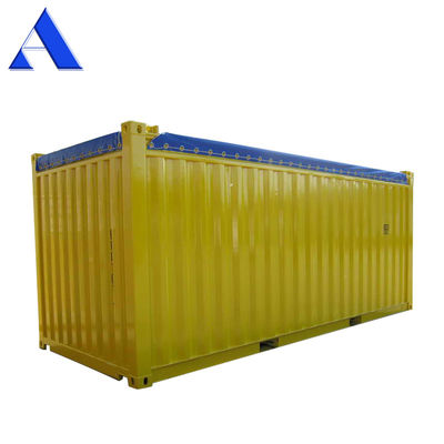 Container de carga offshore de 20 pés de comprimento aberto e seco certificado CSC para transporte de plataformas de petróleo e gás offshore