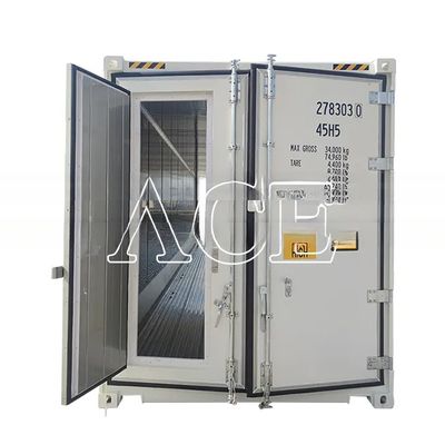 Função Stroage Porta giratória traseira dupla 40ft espuma de PU isolado Reefer corpo refrigerado transporte isolado contêiner