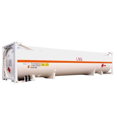 45 m3 ISO UN T75 Tanque criogénico de 40 pés para GNL Líquido Oxigénio Dióxido de Carbono LIN LOX LAR BV CSC Certificado 18Bar