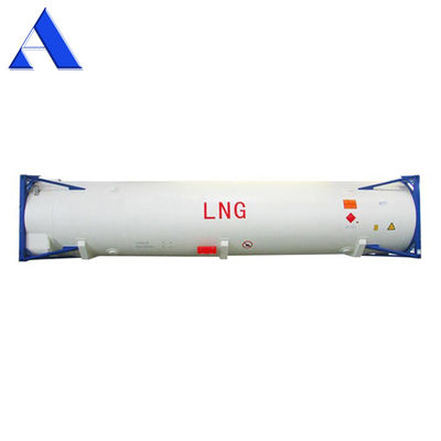 45 m3 ISO UN T75 Tanque criogénico de 40 pés para GNL Líquido Oxigénio Dióxido de Carbono LIN LOX LAR BV CSC Certificado 18Bar