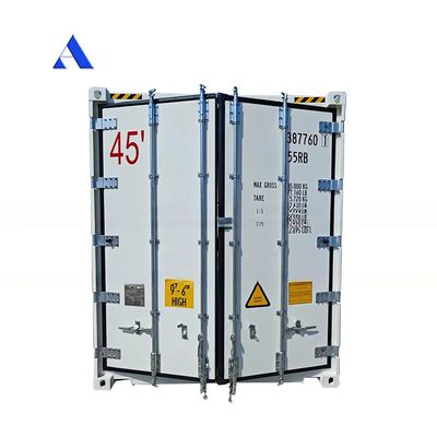 13114 x 2274 x 2554 mm Dimensões internas Cubo de 45 pés de altura Refrigerador Thermo King Frigorífico Sala fria com certificado BV