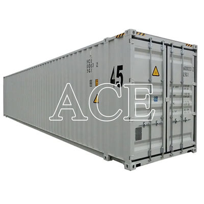 Container de embarque de 45 pés de comprimento de cubo alto Construção de aço pesado