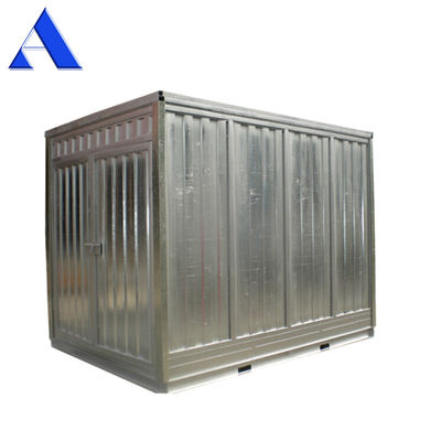2m 3m 4m 5m 6m de aço galvanizado portavel portavel caixa de armazenamento de auto-contenedor para uso de sorteio