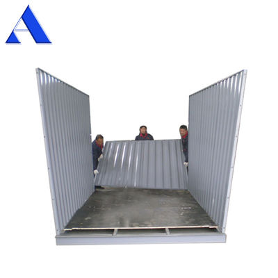 2m 3m 4m 5m 6m de aço galvanizado portavel portavel caixa de armazenamento de auto-contenedor para uso de sorteio
