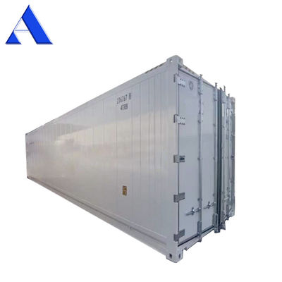 Container iso refrigerado de 40 pés com carga útil máxima 27580KG 28.4CBM Capacidade Refrigerador e Chiller Reefer de temperatura dupla
