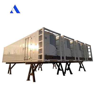 Container de refrigeração auto-alimentado de 40 pés de diésel para acessórios terrestres ou ferroviários