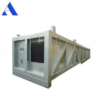 Carga útil máxima 12000KGS 39ft a 76ft LR galvanizado certificado DNV 2.7-1 Padrão de Open Top DNV Offshore Cargo Basket