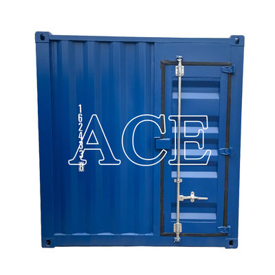 10 pés 10 pés 10 pés Placa CSC de aço inoxidável Armazenamento seco Container de transporte fácil Porta pessoal aberta 14,9CBM Capacidade