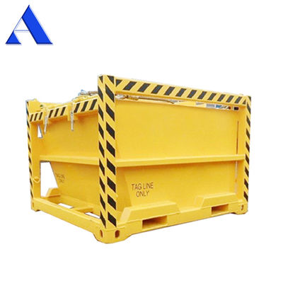 3.6 CBM DNV 2.7-1 Container de caixa fechada padrão Corten-A Saltos de lama offshore / Saltos de lixo para perfuração de corte