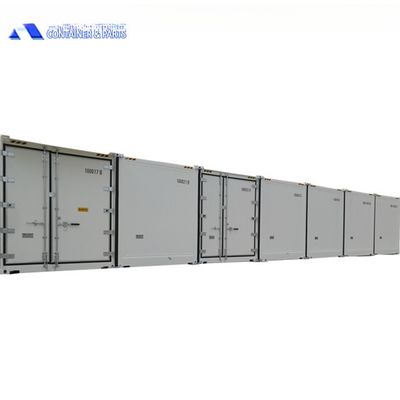 40ft Edifício Reefer Container 40HQ Cold Room Storage Certificado CSC aço e piso plano