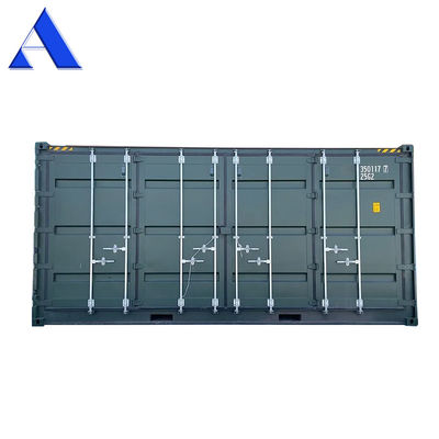 Container de transporte seco de 20 pés de altura com porta lateral de cubo feito de aço corten aço 6058 x 2438 x 2896 mm 33,2 CBM Capacidade