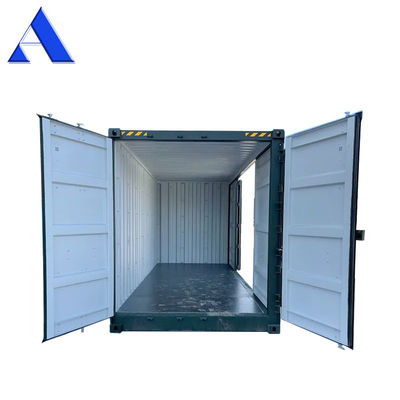 Container de transporte seco de 20 pés de altura com porta lateral de cubo feito de aço corten aço 6058 x 2438 x 2896 mm 33,2 CBM Capacidade