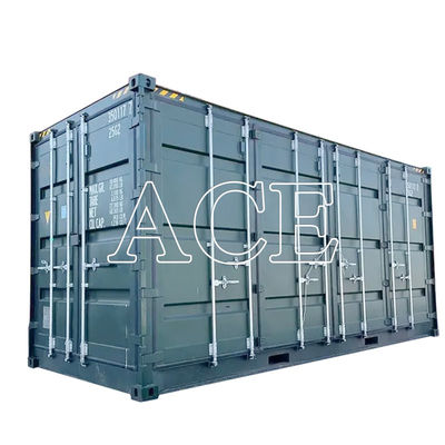 Container de transporte seco de 20 pés de altura com porta lateral de cubo feito de aço corten aço 6058 x 2438 x 2896 mm 33,2 CBM Capacidade