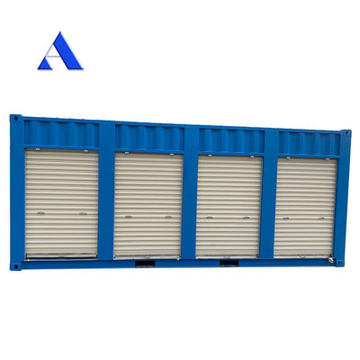 20 pés de comprimento rolante persiana porta auto-armazenamento Container de transporte 20ft