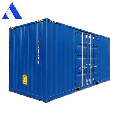 Container de embarque de 20 pés de altura com porta lateral aberta Dimensões externas 6.058 x 2.438 x 2.896 M