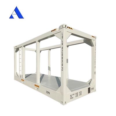 20FT DNV 2.7-1 Estrutura de elevação offshore de aço corten padrão Containers Skid Baskets com condição e viga móvel