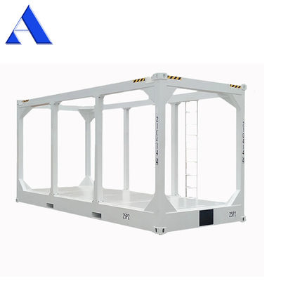 20FT DNV 2.7-1 Estrutura de elevação offshore de aço corten padrão Containers Skid Baskets com condição e viga móvel