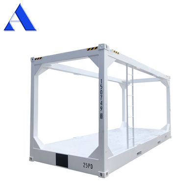 20FT DNV 2.7-1 Estrutura de elevação offshore de aço corten padrão Containers Skid Baskets com condição e viga móvel