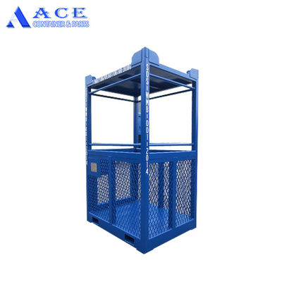 45C Ângulo de elevação 3CBM DNV 2.7-1 Container seco de aço Basquetebol de transferência pessoal offshore com certificados CSC e BV