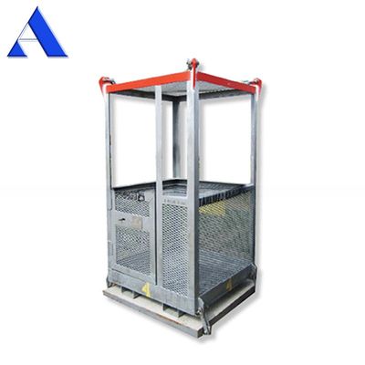 45C Ângulo de elevação 3CBM DNV 2.7-1 Container seco de aço Basquetebol de transferência pessoal offshore com certificados CSC e BV