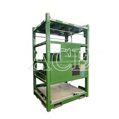 Container de tanque IBC de aço offshore 550GAL DNV 2.7-1 padrão personalizado com estrutura de elevação certificada pelo CSC e BV