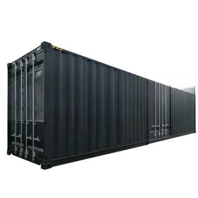 67.7cbm Capacidade 40ft Cubo alto Container de transporte de lado aberto com 4 portas laterais 12192 x 2438 x 2896 mm Dimensões externas