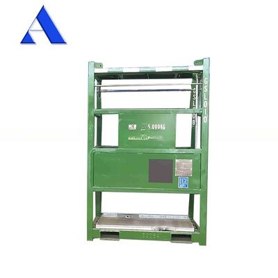 Container de tanque IBC de aço offshore 550GAL DNV 2.7-1 padrão personalizado com estrutura de elevação certificada pelo CSC e BV