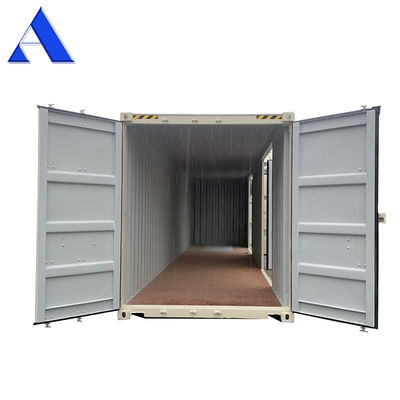 Contêiner de transporte de lado aberto de 40 pés de altura com 12192 x 2438 x 2896 mm Dimensões externas e características personalizáveis